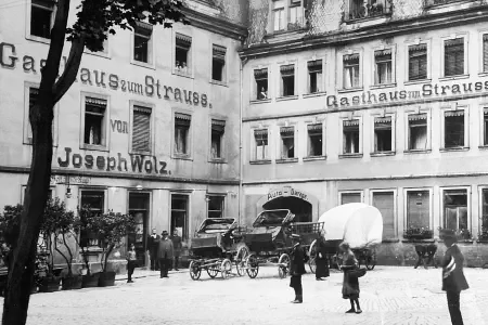 Die Geschichte vom Hotel Strauss in Würzburg Geschichte Hotel Strauss Würzburg